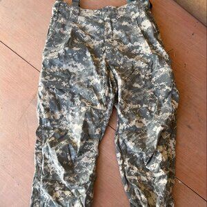 US Military Cold Wet Weather Trousers ACU Gore-Tex Pants Digital Camo USGI These
